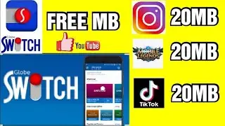 FREE MB |USING SWITCH GLOBE APP| TAGALOG TUTORIAL|2020 |REIGMIL VLOG