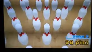WII Sports - Bowling Game - Training - Power Throws - 12 December 2021 - (Game 1 Of 4)
