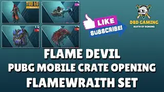 Flame Devil PUBG Mobile Crate Opening For Flamewraith Set| PUBG Mobile Crate Opening