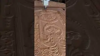 Mahogany Wood 3D CNC Design #mahogany #wood #design #cnc
