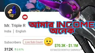 Mr Triple R monthly income according to Google.This is only YouTube money.