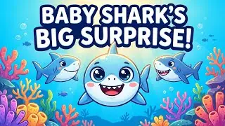 “The Little Shark Family 🦈 | Happy Ocean Cartoon Story for Kids | Fun & Learning”