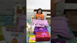 Birthday Gifts Unboxing 🎁🧿 #shorts