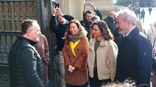 Isabel Díaz Ayuso visita la Basílica del Pilar en Zaragoza 2026