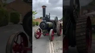 Burrell traction engine 1144 ready for the trailer