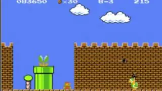 Прохождение 8 мира в Super Mario Brothers. Let's play Mario!