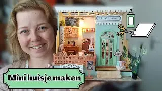 Het Tailor shop miniatuur huisje maken van de Action!
