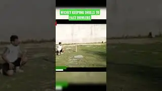 wicket keeping drills for fast bowlers #shorts #short #wicketkeeping #dhoni