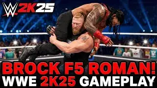 Can Brock Lesnar Survive an 8-Man Elimination Match? | WWE 2K25 Beast Mode Activated!