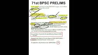 Forest Report 2023||Bihar Climate Ministry Target Update +Forest Cover||PYQs