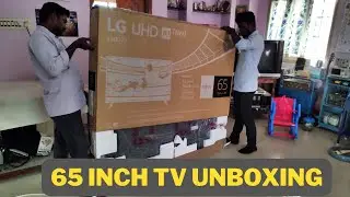 UNBOXING LG 4K TV 65 Inches 85 thousand Rupees