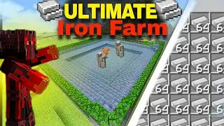 How I Made an INSANE Iron Farm in Survival Minecraft (No Mods!) 🧱