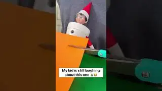Cute Elf on the shelf idea #elfontheshelfideas #christmas