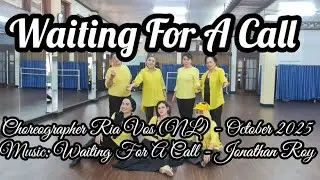 Waiting For A Call Line Dance Choreographer Ria Vos (NL) - October 2025