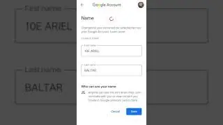 Renaming Google Account (Tagalog)