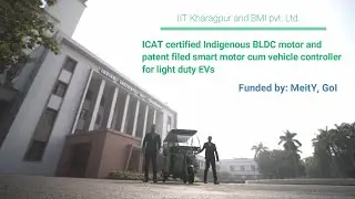 Indian BLDC motor & Smart motor+vehicle controller for light duty EV (e-rickshaw/Toto, auto, etc.)