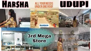 Harsha 3rd Mega Store in Udupi | All in one Store | Harsha Showroom Tour #leelarao