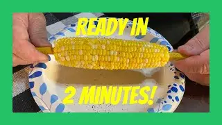 Как приготовить свежую сладкую кукурузу в початках (в микроволновке)!