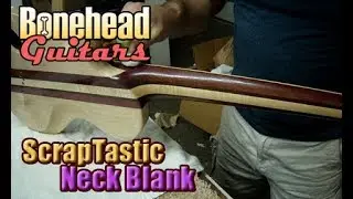 Guitar Build 12.03 - Building a Beautiful Purple Heart Neck Blank