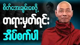 ညစဥ်ဖွင့်၍ တရားမှတ်ရင်း အိပ်စက်အနားယူပါ 🙏  #ပါချုပ်ဆရာတော်ကြီး #တရားတော် #ညတရား ✨🙏