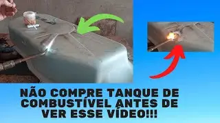 SOLDANDO TANQUE DE COMBUSTÍVEL.