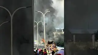 TARATALA behala school bus fire #kolkata #news #schoolbus #delhipublicschool