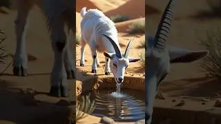 goat and desert pit Trapped Goat Saved by Heroes#trending #goat #shortvideo #viral#ai
