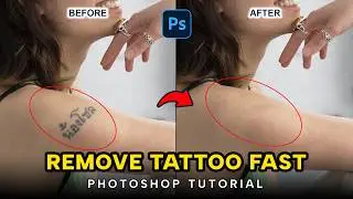 Remove Tattoo in Photoshop 2026 | Quick & Easy Skin Retouching Tutorial #RajnikGraphicLab
