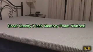 BedStory 3 Inch Memory Foam Mattress Topper, Copper Gel Bamboo Charcoal Green Tea Cooling Pad REVIEW