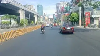 Edsa No Traffic | Alert Level 3 | January 7 2022 | 4K | Philippines