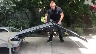 Wheelchair Van Ramp _ Easy Detachable in 30 seconds!