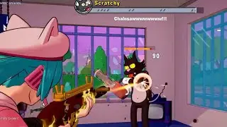 Scratchy Boss Fight &ndash; Fortnite Simpsons Investigate TV Location Guide (33 Cents Store Defeat Bosses)