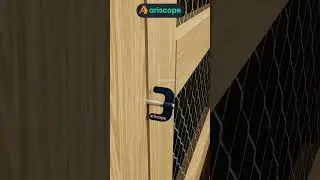 Smart Rotating Metal Latch for Secure Locking  #ariscope