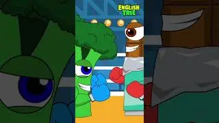 🥦🥊🍫 Ultimate Food Fight: Broccoli vs. Chocolate&mdash;Who Wins?! 🤔  #shorts #toddlers #preschool