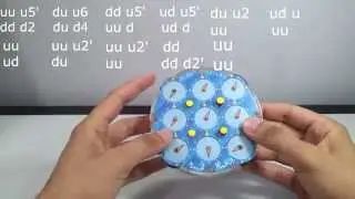 How to scramble Rubik's Clock (QQ Timer scrambles)