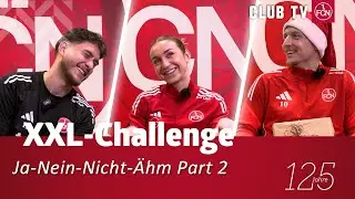 Part 2 der XXL-Weihnachts-Challenge😍 | Ja-Nein-Nicht-Ähm-Challenge mit ganzem FCN😂 | 1. FC Nürnberg