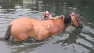 kk & thor swimming 019