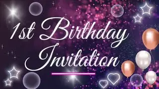 Letest Birthday Invitation video | Birthday Invitation | Birthday Invitation card | Birthday
