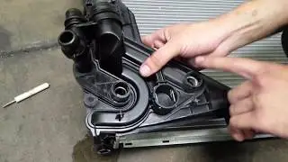Установка радиатора с АКПП на МКПП BMW E46 330 328 325 323