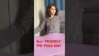 Eco-friendly yoga mat ll #yogamat #yoga #shorts