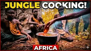 😂Jungle Cooking in Africa 😱| Traditional Tribal Food Experience // जंगल में आदिवासी खाना बनाते हुए |