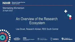 Overview of research ecosystem (Maintaining Momentum)