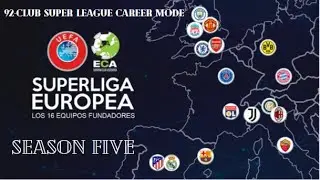 FIFA 22 | 92-team Super League Career Mode Experiment | Season Five