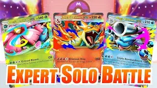 (B1a) All Expert Solo Battle | All Battle Task Cleared | Pokémon TCG Pocket