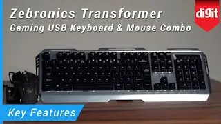 Zebronics Zeb-Transformer Gaming USB Keyboard & Mouse Combo Key Features