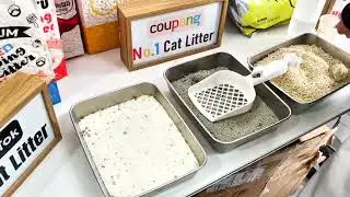 Tofu cat litter and tapioca cat litter