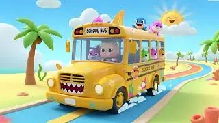 Wheels on the Bus &ndash; Police Bus Version | kids nursery rhymes | Baby Song, Fun Vehicle Cartoon 🚓🚌