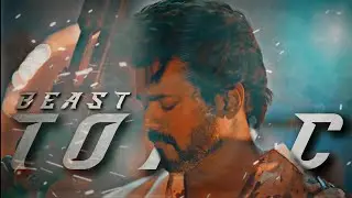 Beast x Toxic song🔥 | Beast movie edits | Beast vijay status video | Thalapathy vijay ⚡ | HR EDITZ |
