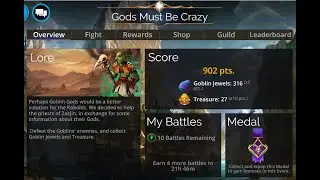 [Gems of War] OF GODS & GOBLINS: Gods Must Be Crazy