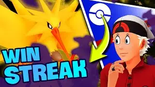 *WIN STREAK* with SHADOW ZAPDOS in Great League!